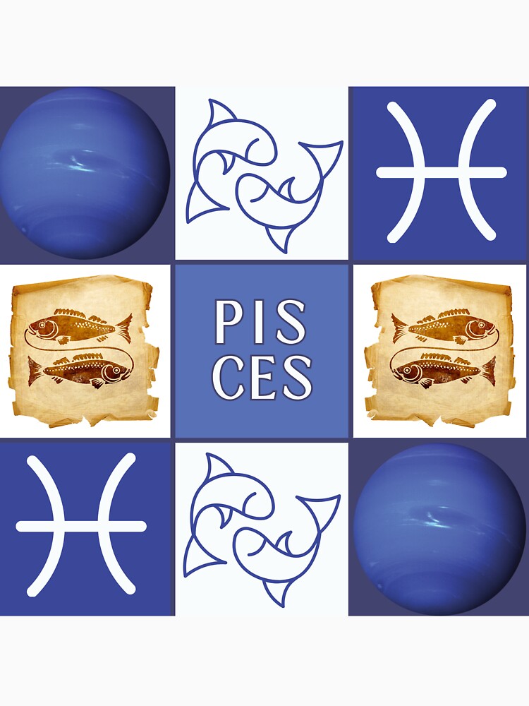 Pisces Fish Zodiac Astrology Design by Scotti Cohn