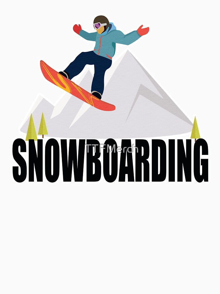 Activities Outdoor Adventure Snowboarding Gift by TTFMerch