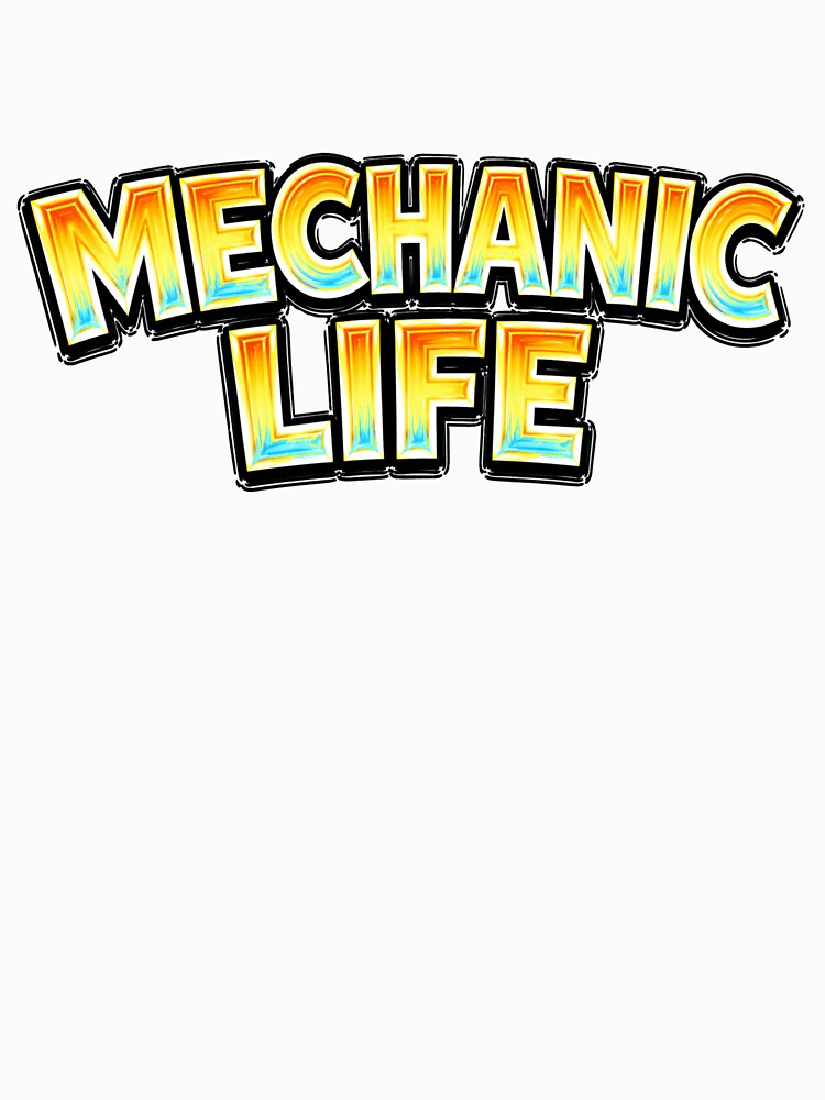 MECHANIC LIFE – hand drawn childlike typography by Mac Sketches