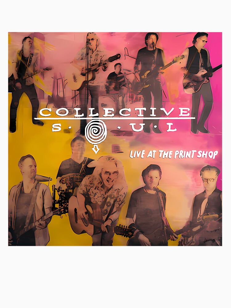Collective Soul Live At The Print Shop Album 2024 by ZorroDesign Unisex , , , Long Sleeve Tee
