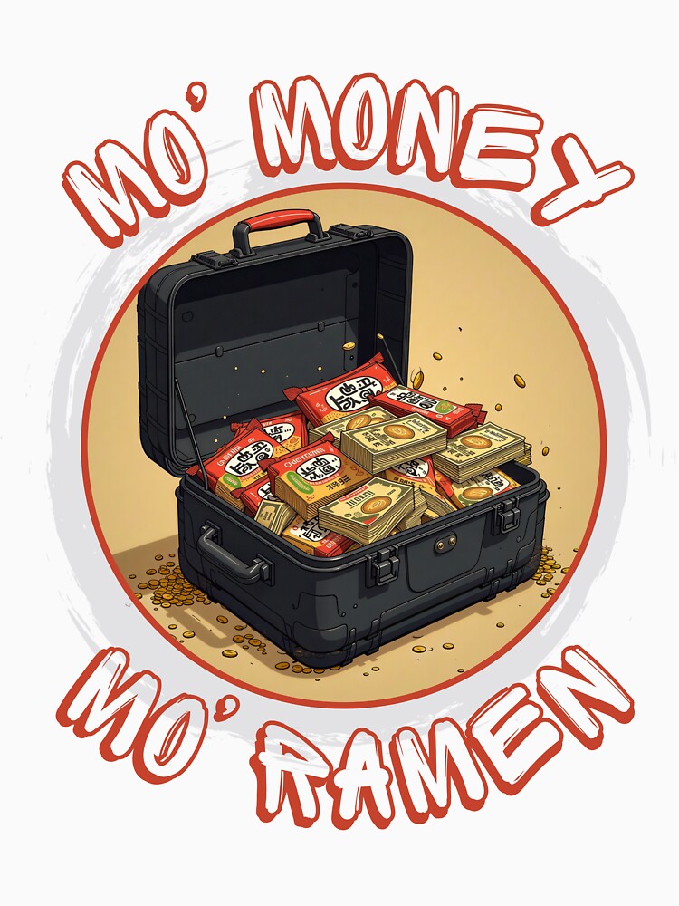 Mo' Money Mo' Ramen Shirt by Artistry N Ink