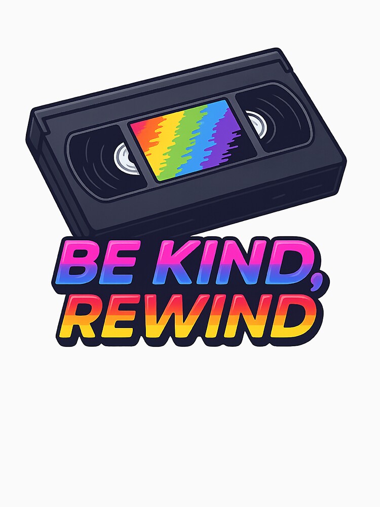 VHS Vibes – Be Kind, Rewind Retro Tape Design by Elias Kamstra