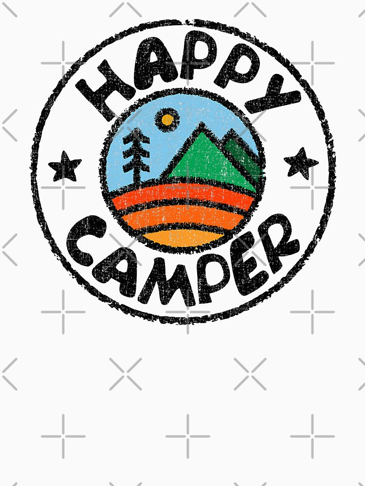 Funny Camper Happy Camping Lover Camp Vacation by BennetJaco