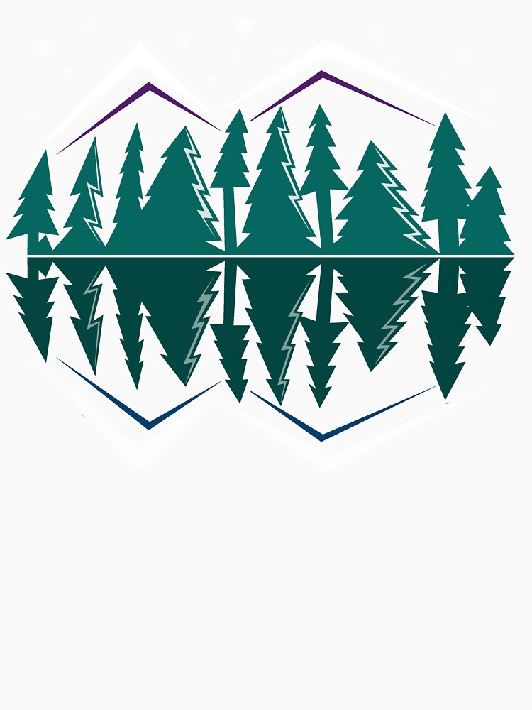 Minimalist Outdoors Mountain Snow Reflection by Thomas Hudson