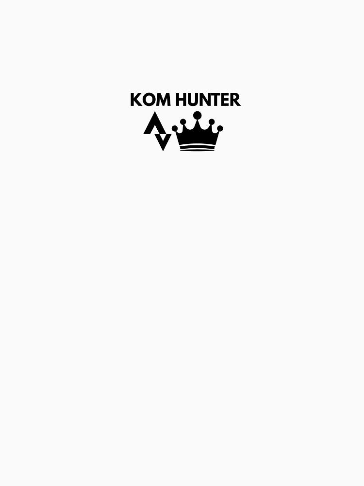 KOM HUNTER strava cycling meme by cyclingmania
