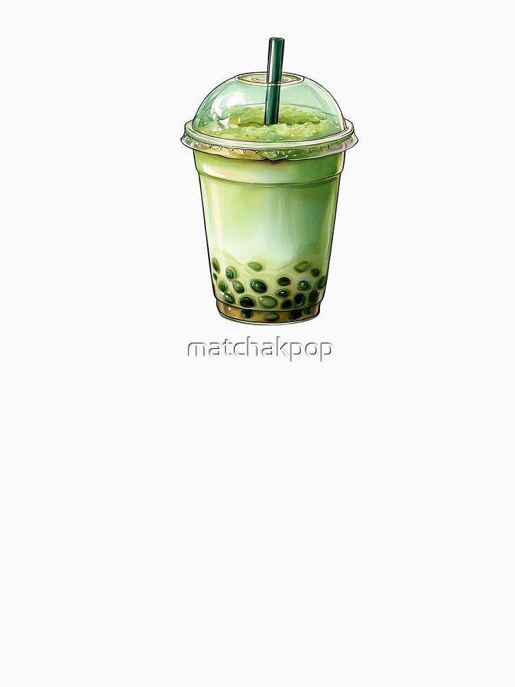 Iced Matcha Latte Boba Bubble Tea by matchakpop