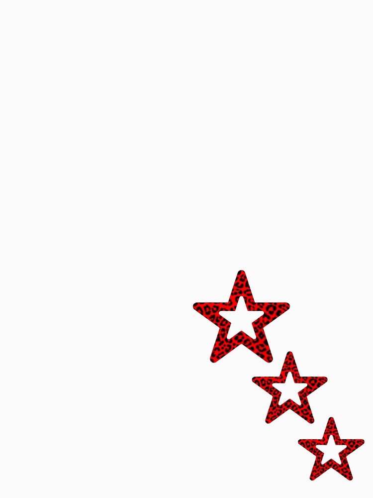 Red Leopard Star Trio by faerievintage