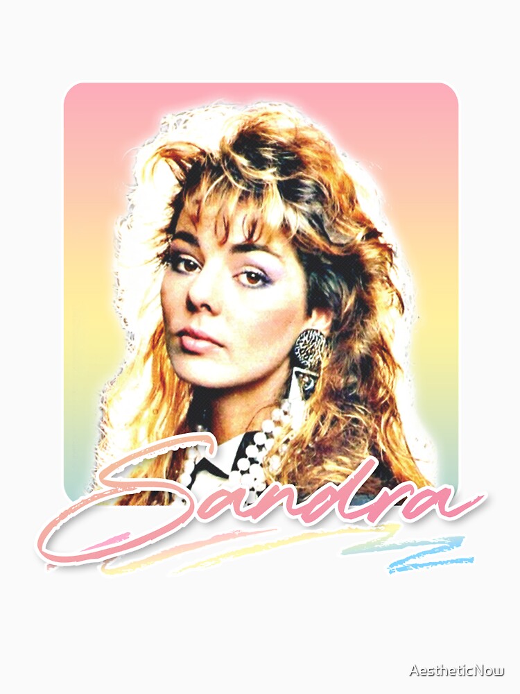 Sandra Cretu ///  80s Retro Fan Art Design by AestheticNow