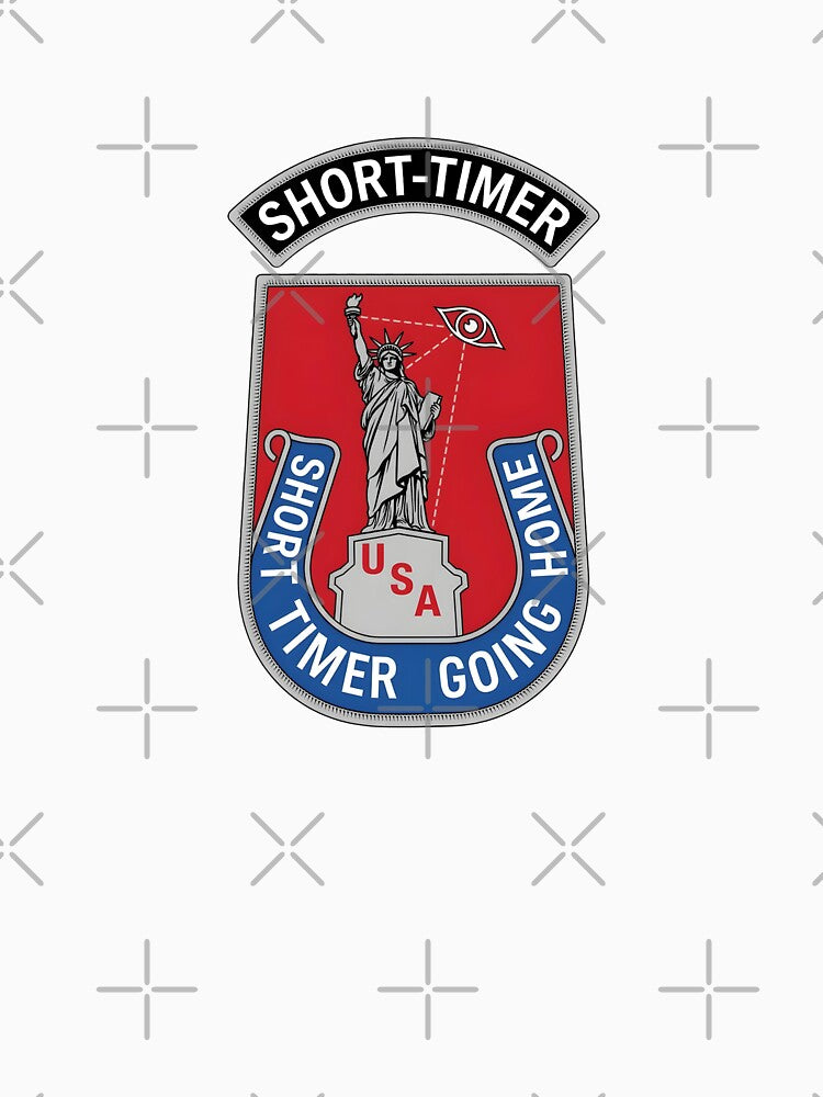 Historical Vietnam War US Military "Short-Timer" Novelty Patch by CharlieDesings