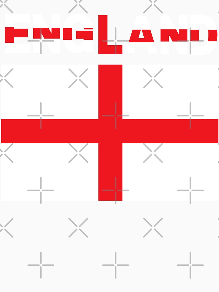 England Flag Football Fan Design | St George Cross Soccer Supporter by Karim-Karem Unisex , , , Long Sleeve Tee