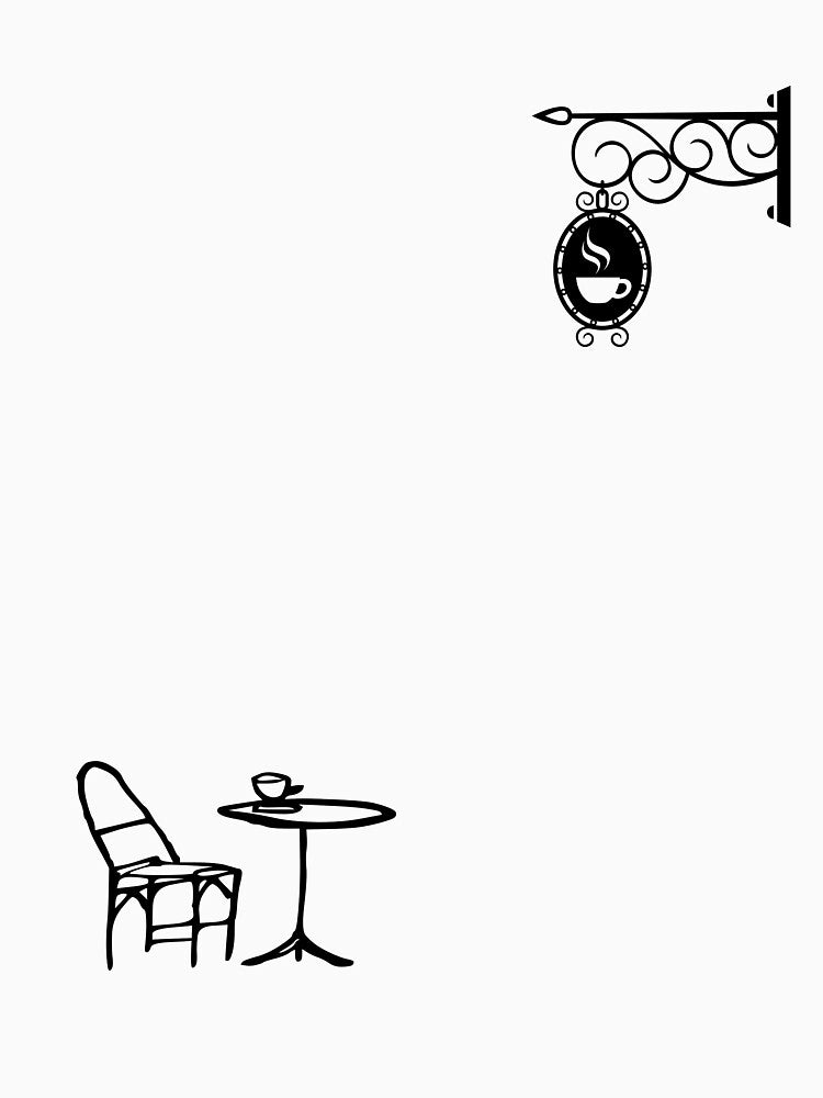 French Cafe - French Minimalist Coffee Shop by triharder12