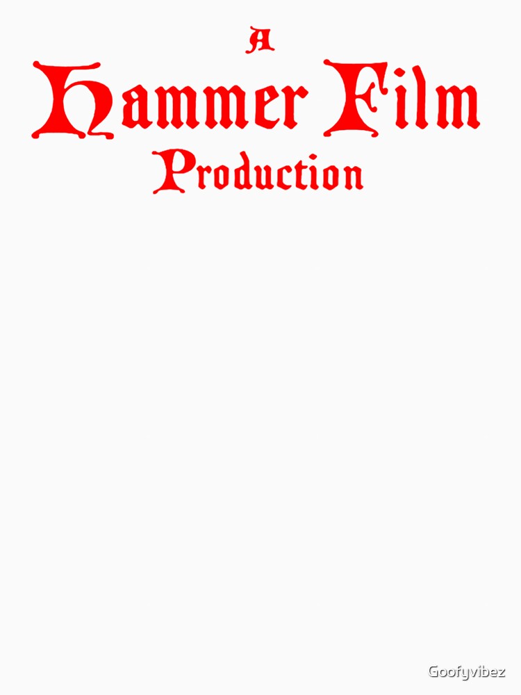 Hammer Film Production Horror Of Dracula Classic by Goofyvibez Unisex , , , Long Sleeve Tee