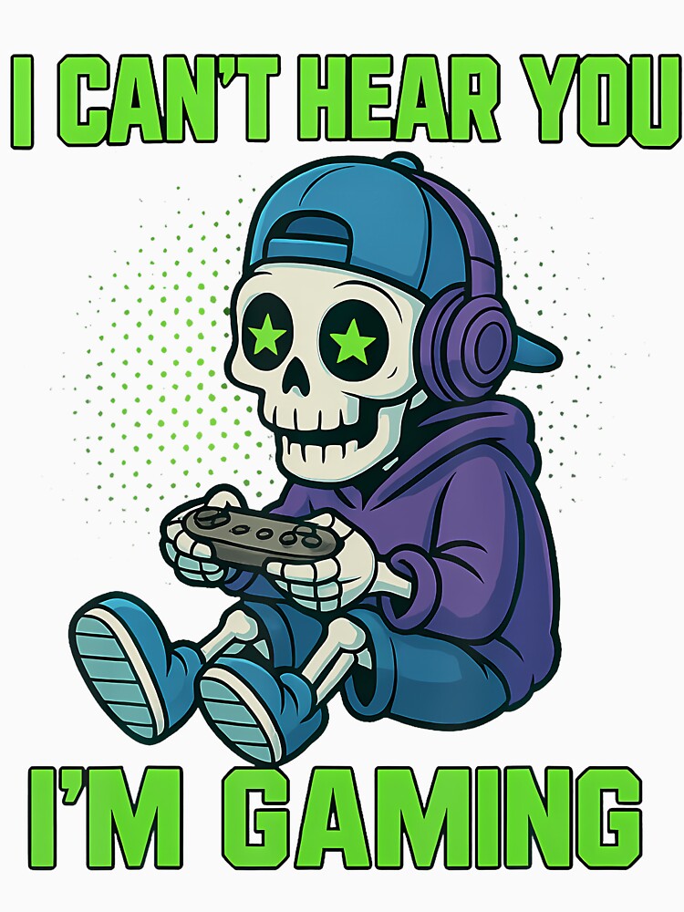 Gamer Can't Hear You I'M Gaming Video Games Gamer by malhanasbih