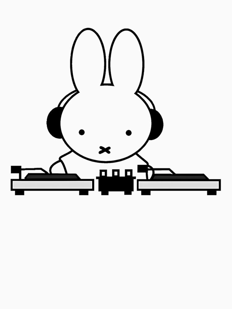 Miffy The Dj by RodolfoReyes