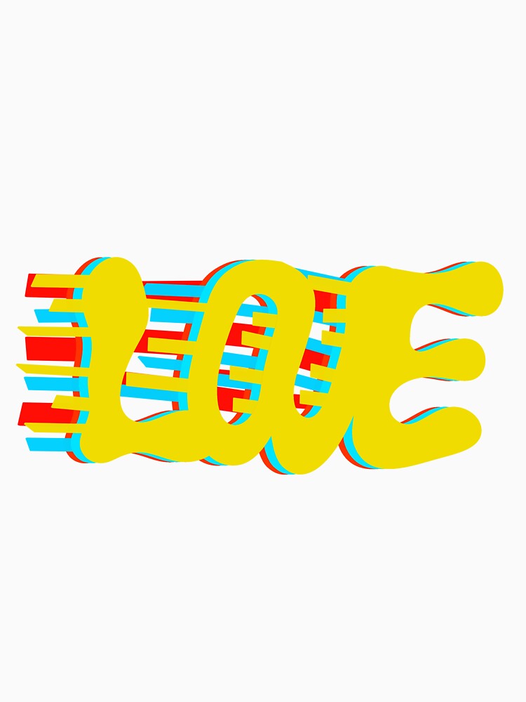 Glitch LOVE Typography by mikemike33