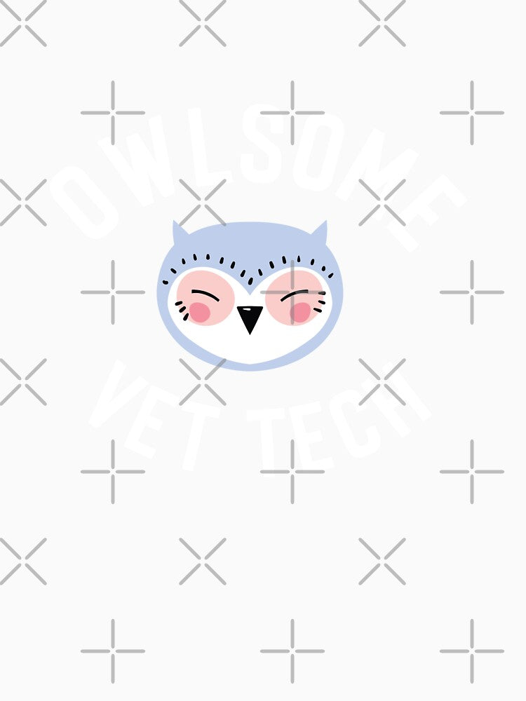 Owlsome Vet Tech Pun - Funny Gift Idea by betternotes