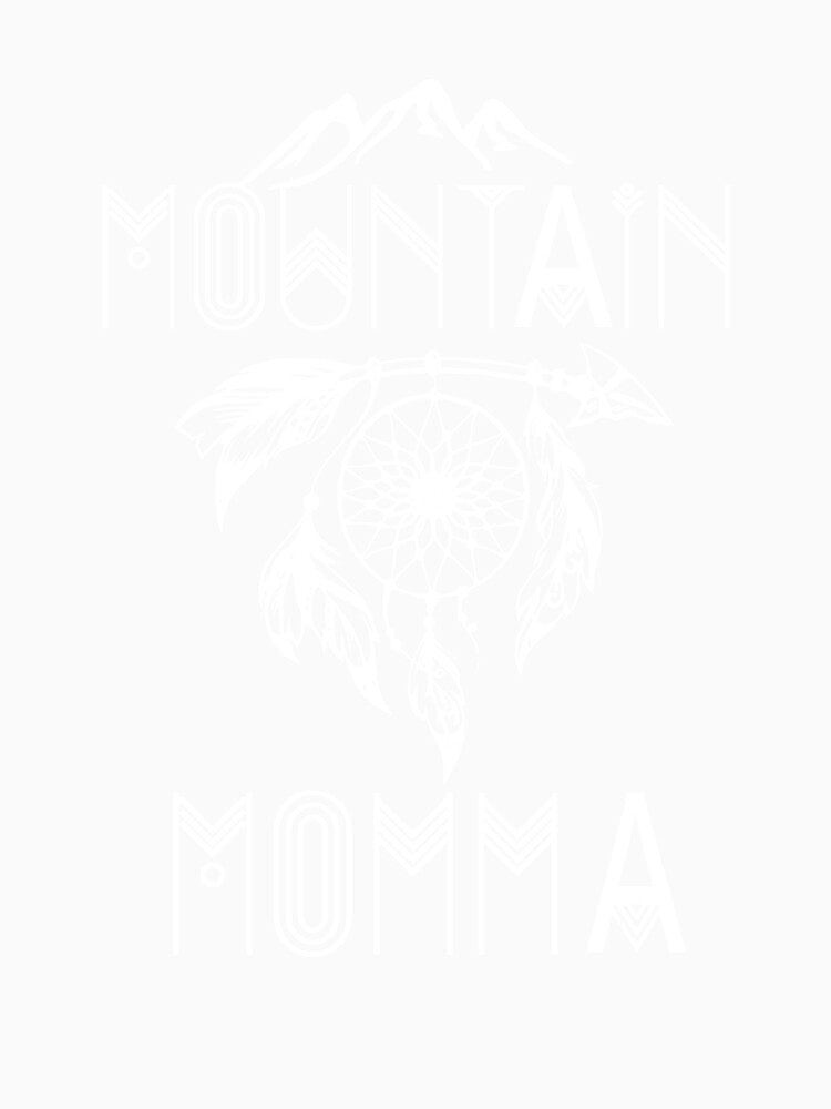 Womens Outdoor Mountain Momma Funny Mountain Lovers Gift Design by Sapphire Star