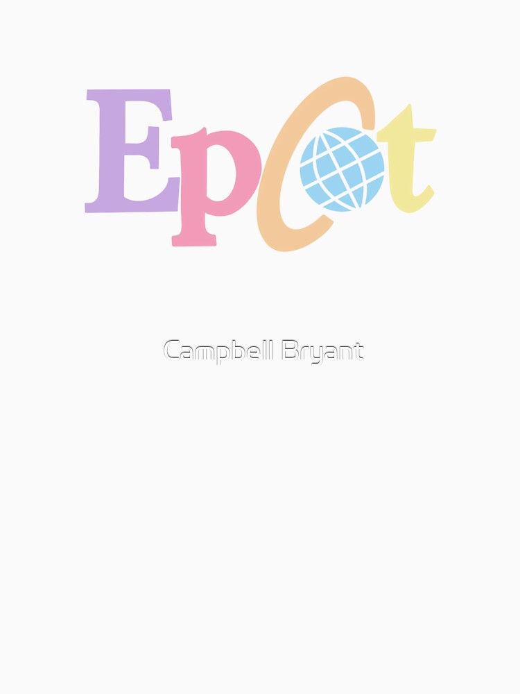 Pastel old Epcot logo by Campbell Bryant