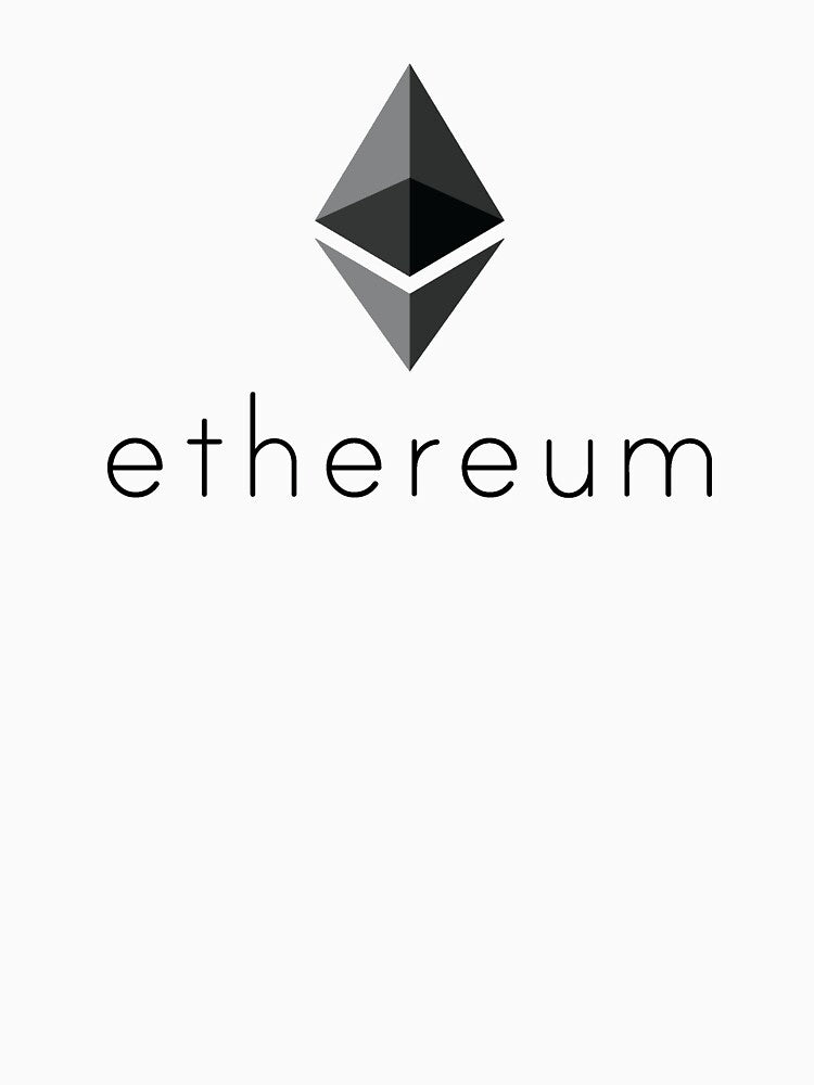 Ethereum ETH Classic Black Typography Logo by dmladero