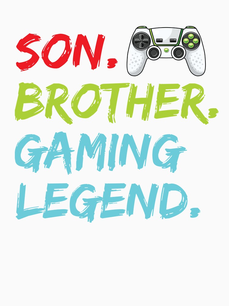 Funny Gaming Boys Girls Men Gamer Brother Video Game by taaddison50