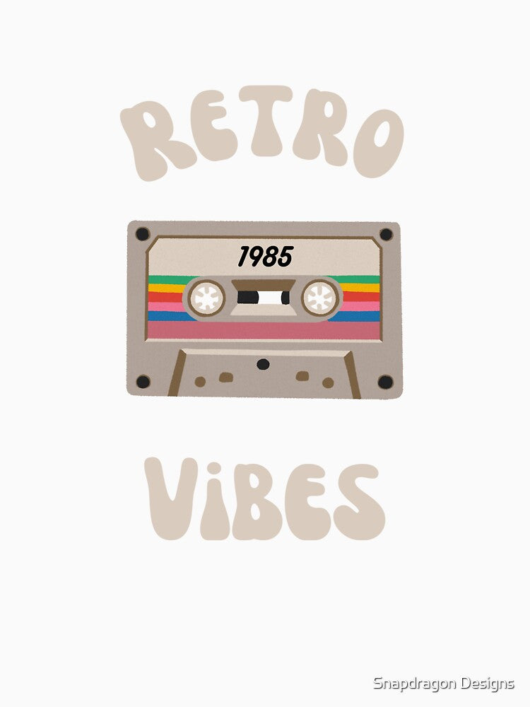 Retro Cassette Vibes by Snapdragon Designs