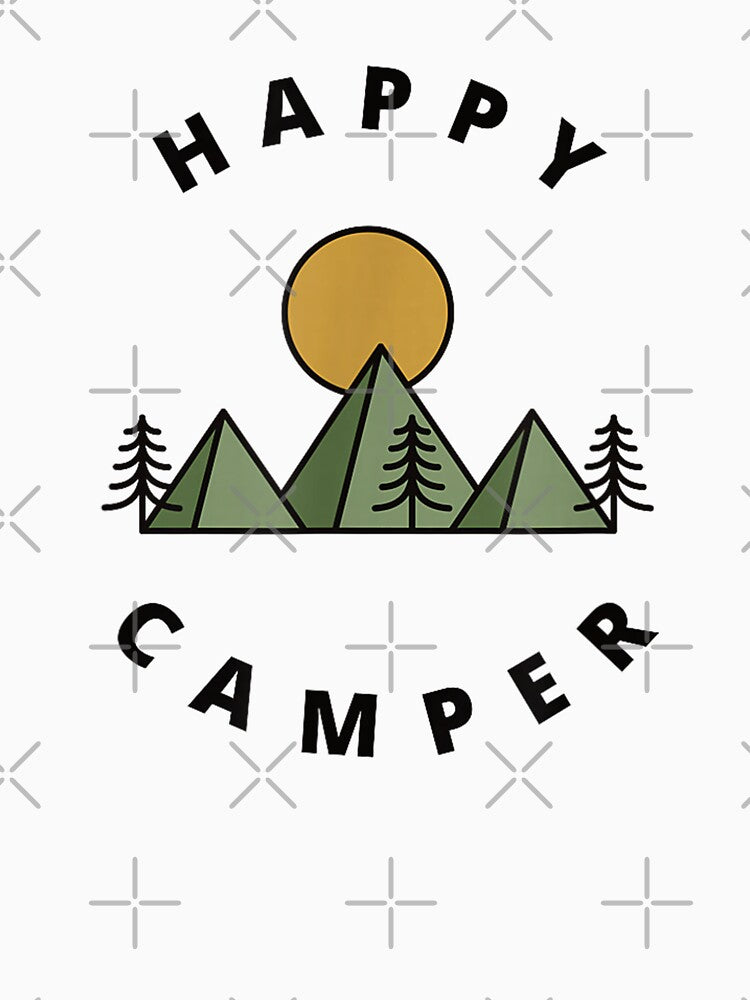 Camping Funny Forest Mountains by goombi-creative