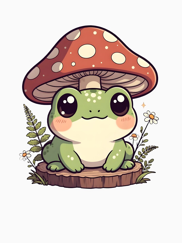 Cottagecore Frog Mushroom Hat by EDAE