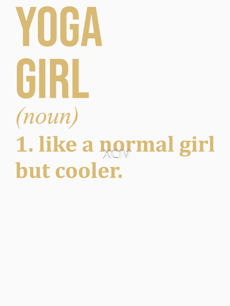 Yoga Girl Definition in Gold by XCIV