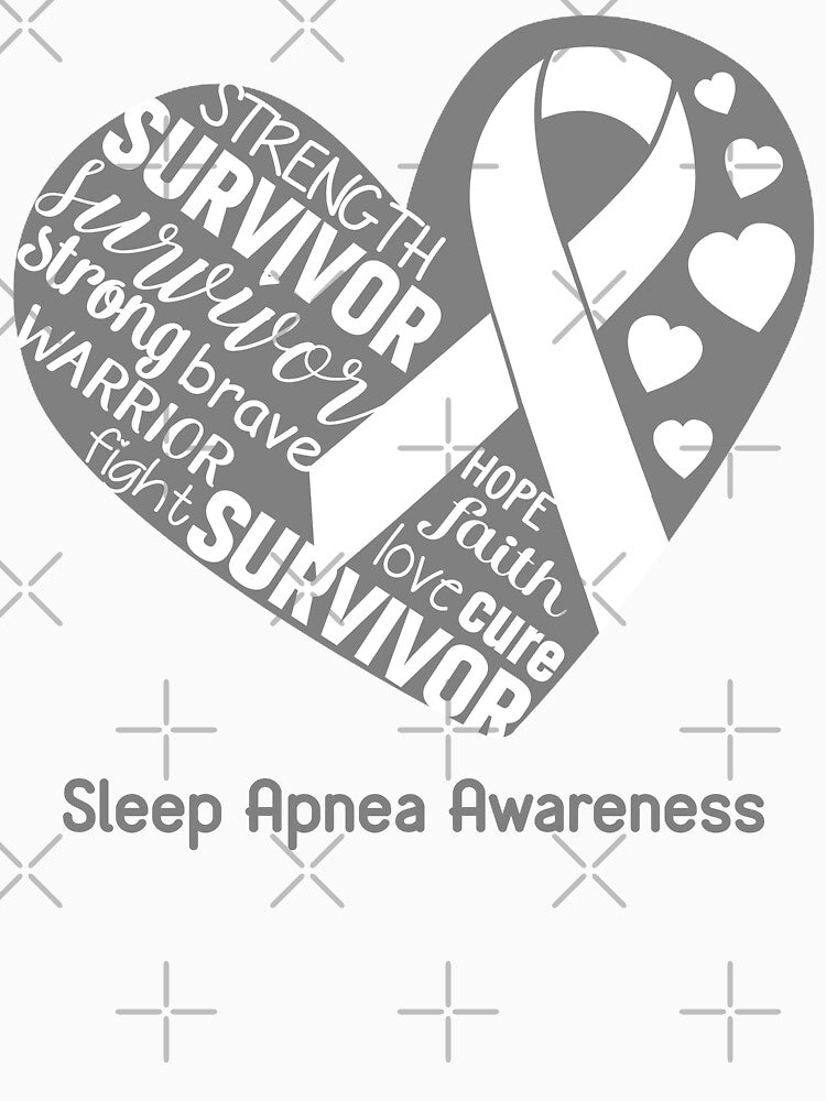 Sleep Apnea Heart Support Sleep Apnea Warrior Fighting by GennieShop