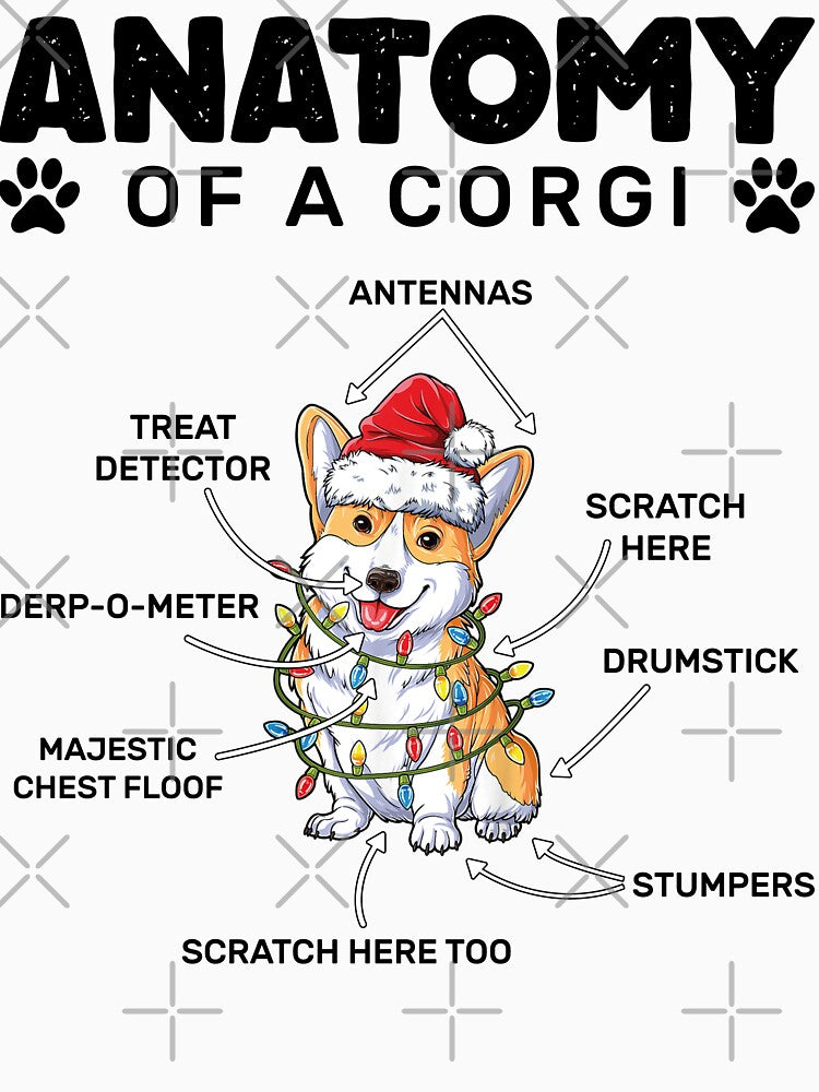 Anatomy of a Corgi Christmas Dog Lovers by Pexilus