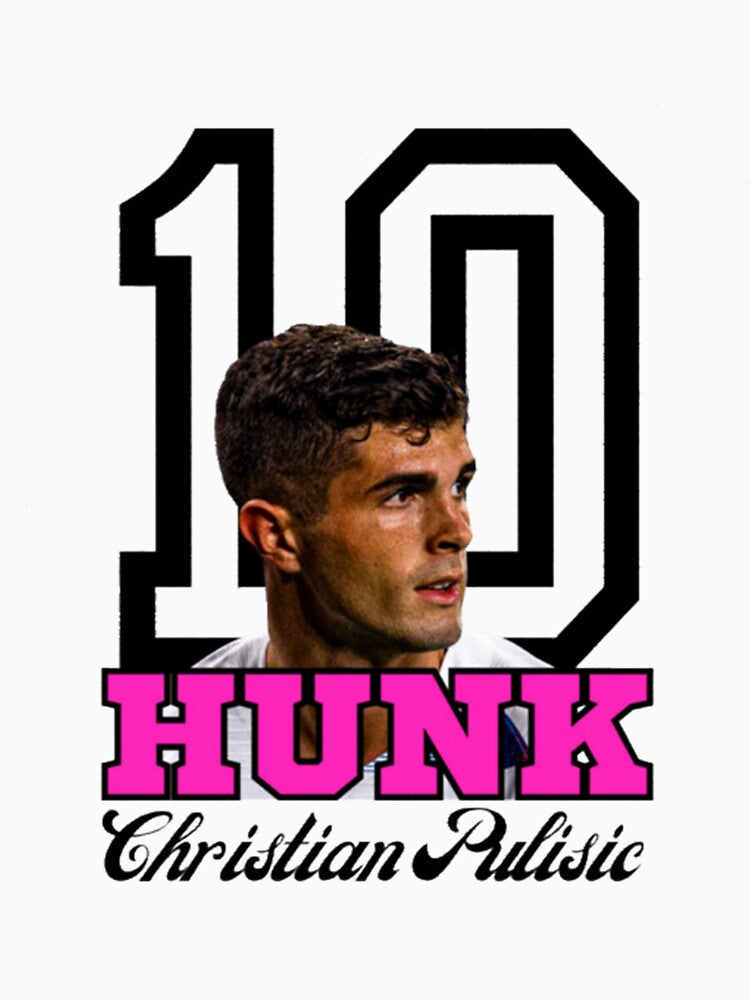 Christian Pulisic USMNT USA Soccer 10 Hunk by Phillipsalexan Unisex , , , Long Sleeve Tee