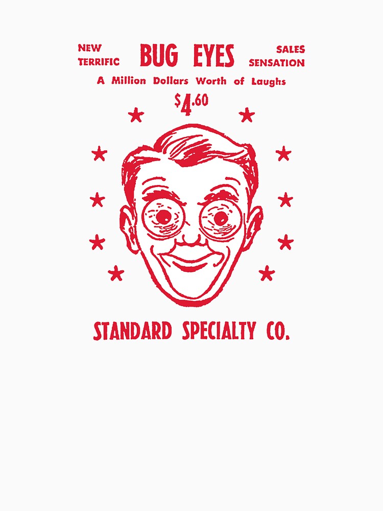 Bug Eyes Novelty Retro Ad by GoGoPotatoPrint