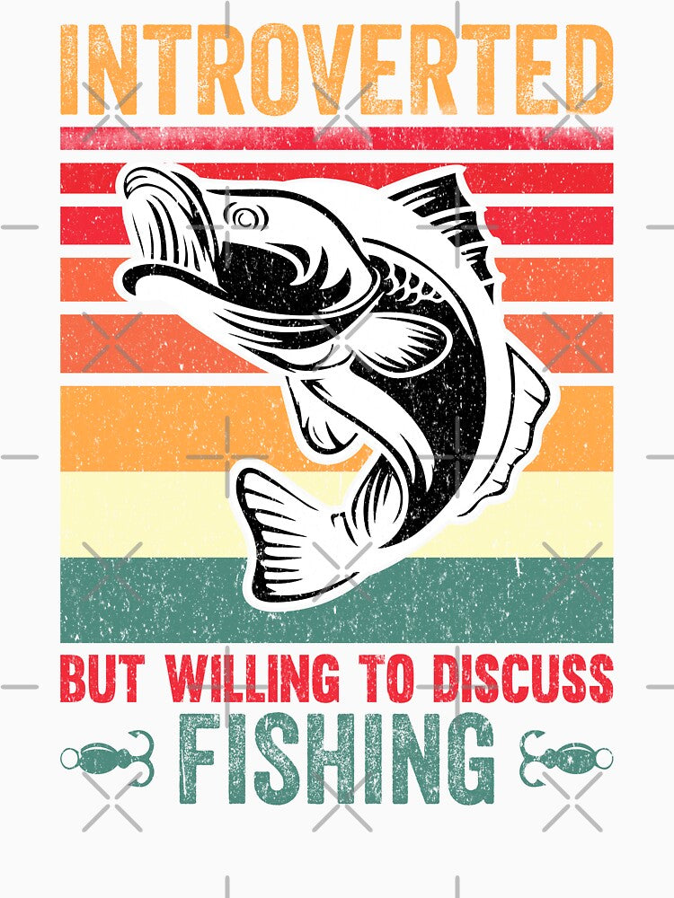 Funny Fishing Introverted But Willing To Discuss Fishing by AmethystMurad