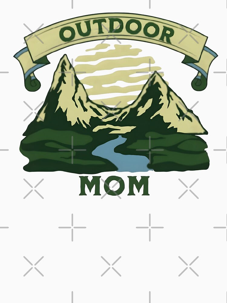 Outdoor mom, funny and cool nature lover by Merchattack