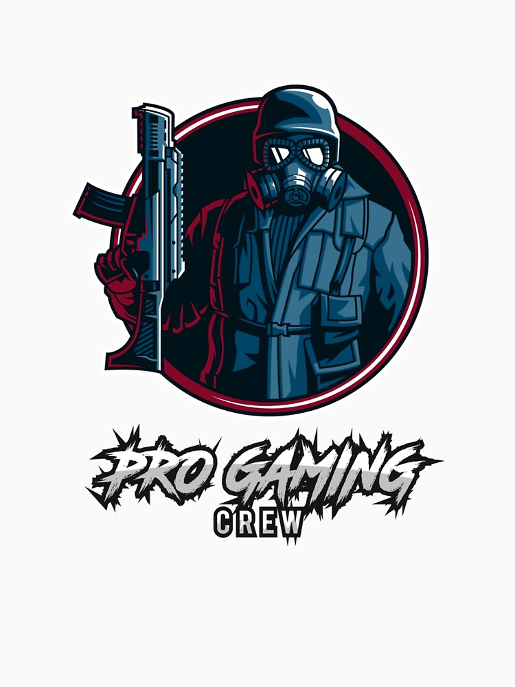 Pro Gaming Crew Gas Mask Gunner Streamer Gamer eSports by taaddison50