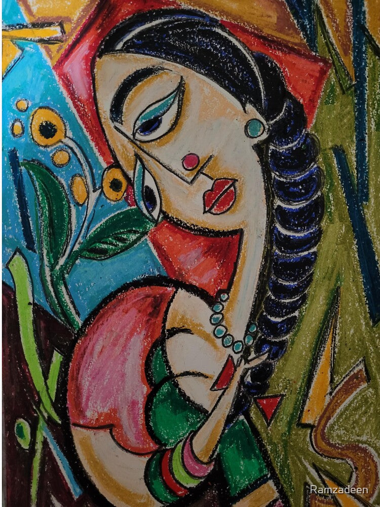 Mid Century Modern Art 1950 by Ramzadeen