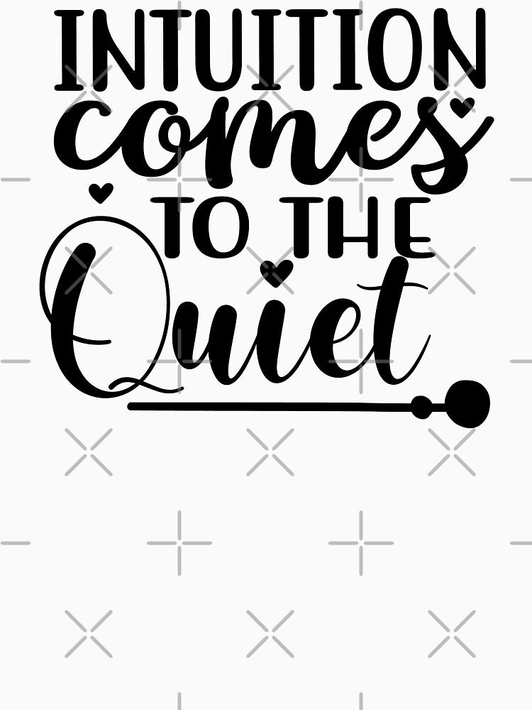 Yoga Quote Intuition Comes To The Quiet Motivational Saying by SoccaTamam