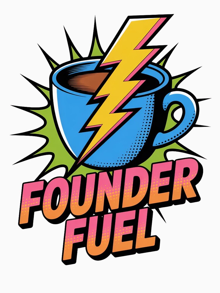 Founder Fuel Coffee Pop Art by ACRShop