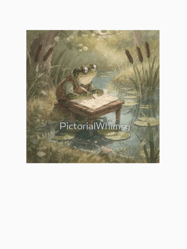 Frog Cartographer of the Pond by PictorialWhimsy