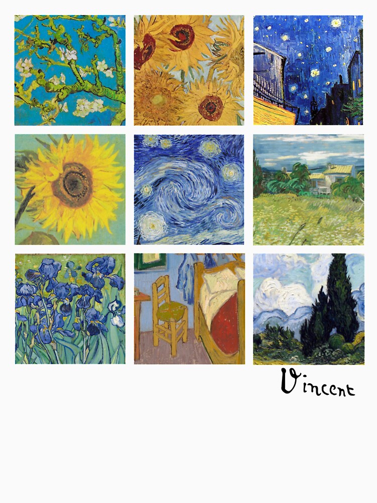 Van Gogh Collage Art Gift by Travel-Art-Love