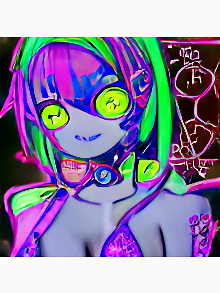 y2k punk cyber girl by Roachwaifu