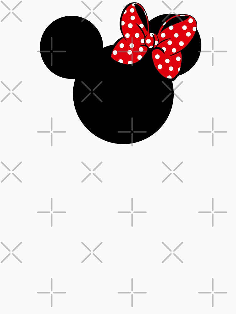 Mouse Ears Red Bow by Amy Horikami