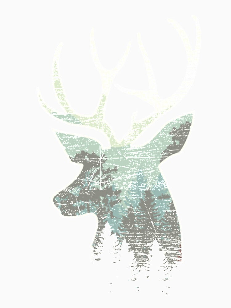 Deer Funny Gift for Men Women's by Mastainich09