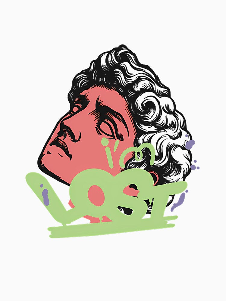 I’m Lost – Neon Classical Head by HopeFullPOD