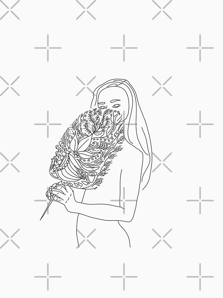 Joyous Line Art by wallflowerbee