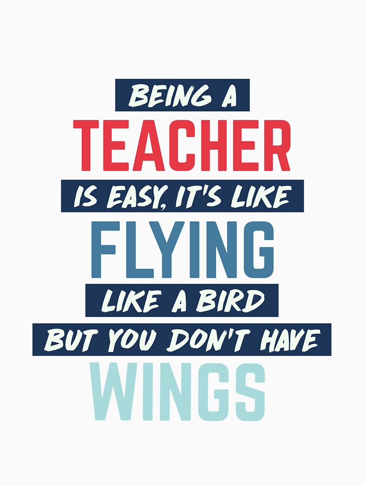 Being teacher is easy. humorous quote. retro by bumperapparels