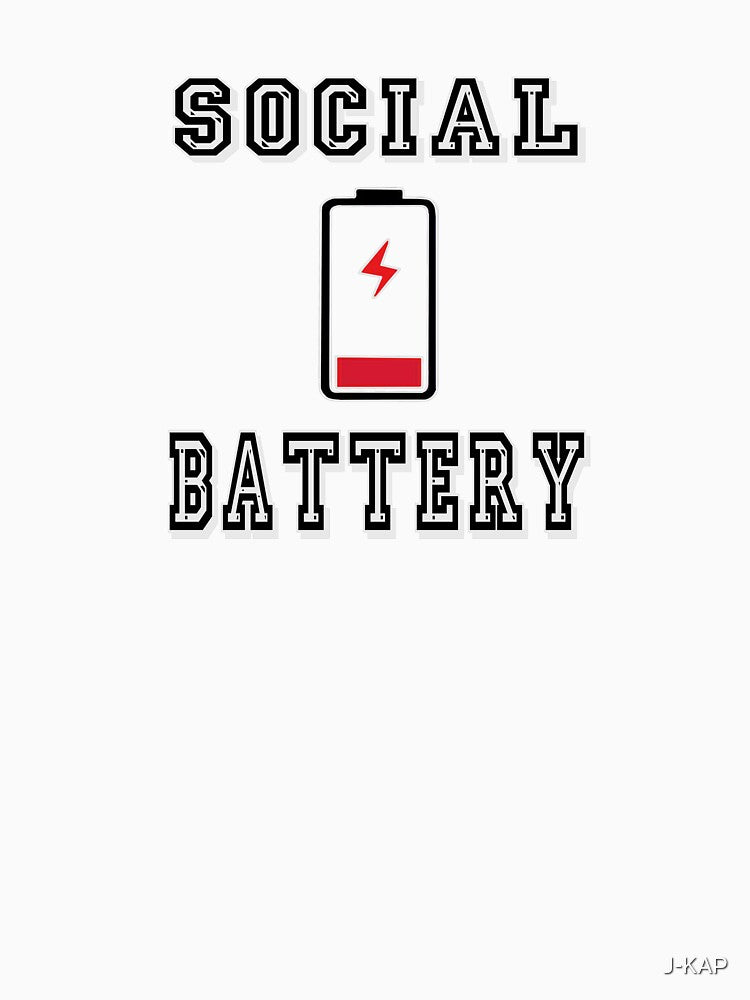 My social battery is low by J-KAP