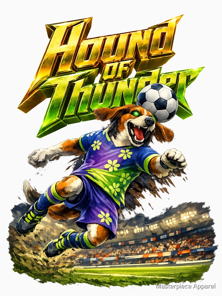masterpiece-Hound of Thunder by Masterpiece Apparel Unisex , , , Long Sleeve Tee