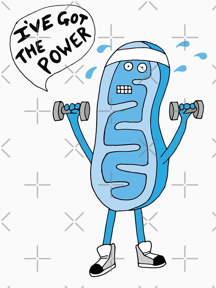 Funny Mitochondria - I've Got The Power of Biology by Geek-topia