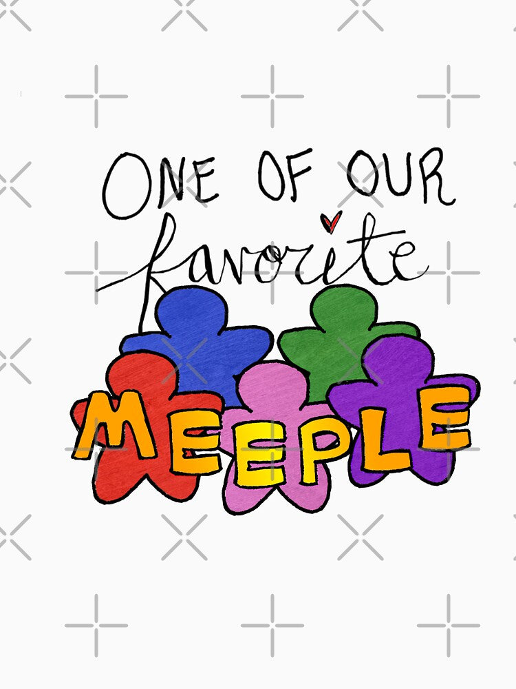One of Our Favorite Meeple (Light Backgrounds) by E-B-Designs